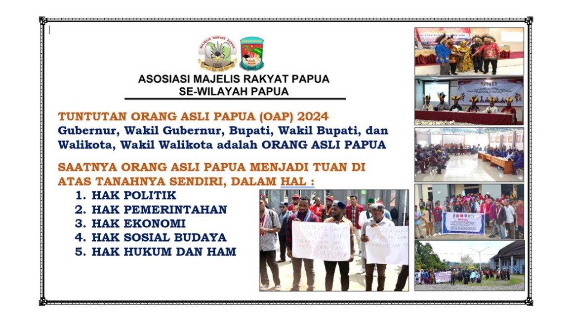 Penyerahan Aspirasi OAP Ke BP3OKP