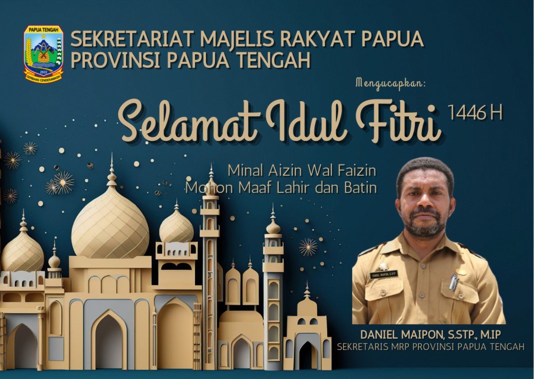 Sekretariat MRP PPT Mengucapakan Selamat Hari Raya Idul Fitri 1446 H / 2025 M